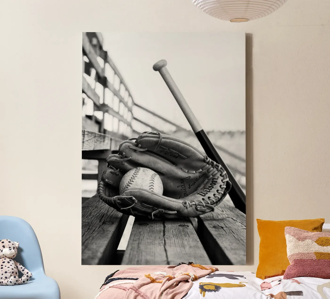 Baseball Essentials Leinwand von vintgeseyn