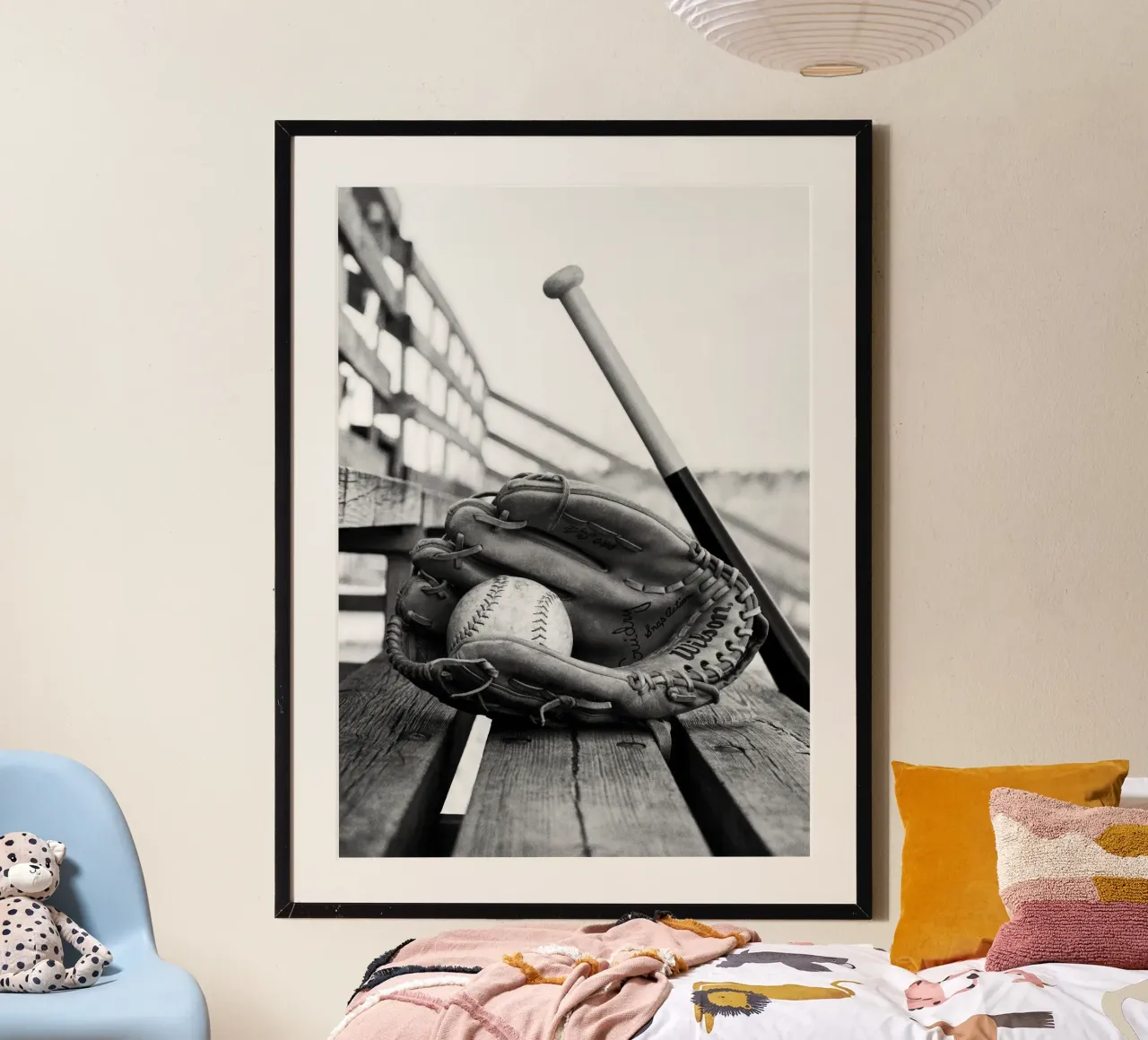 Baseball-Essentials Poster von vintgeseyn