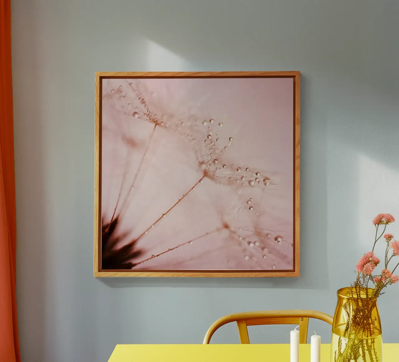 droplets blush plexiglass da Visuelle Poesie am Wegesrand