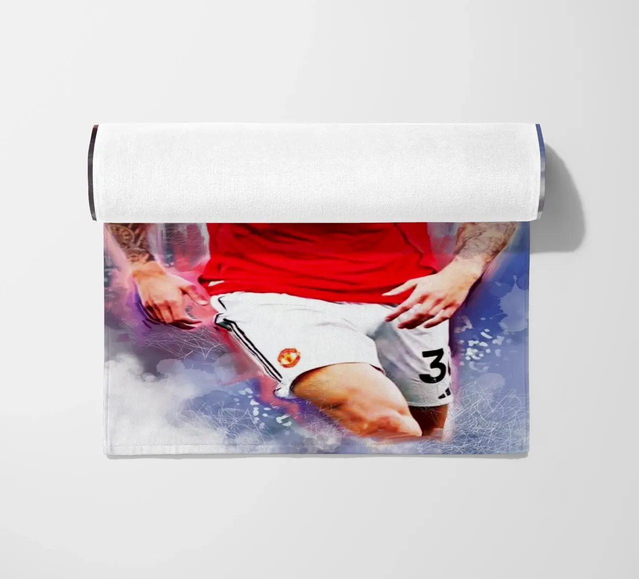 Benjamin Sesko - Calciatore telo mare da Lembayung art