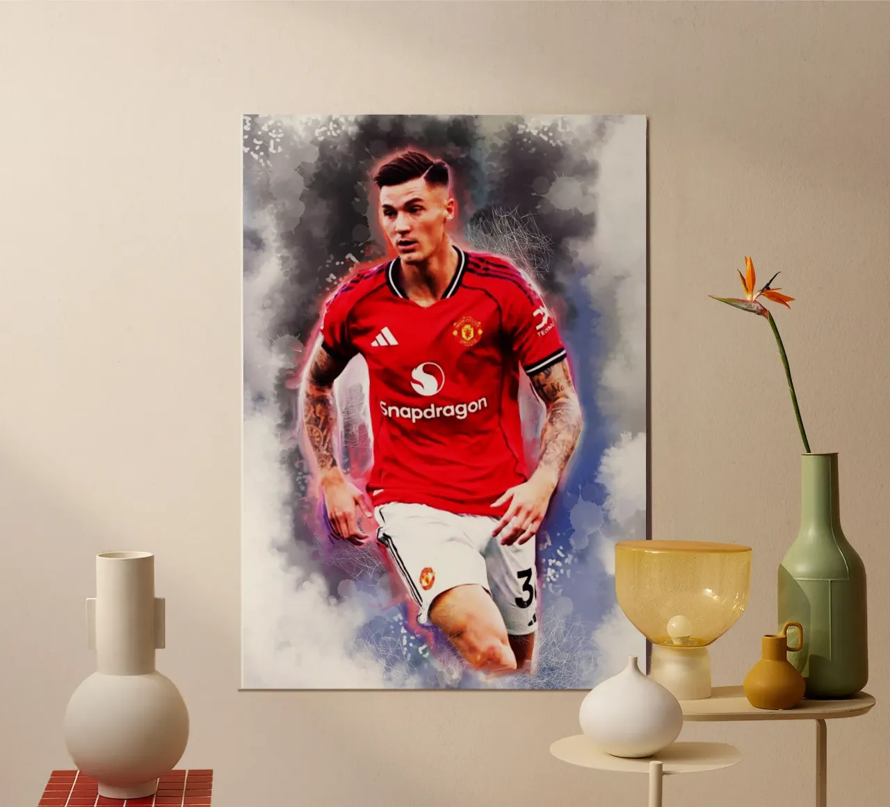 Benjamin Sesko - Calciatore poster da Lembayung art