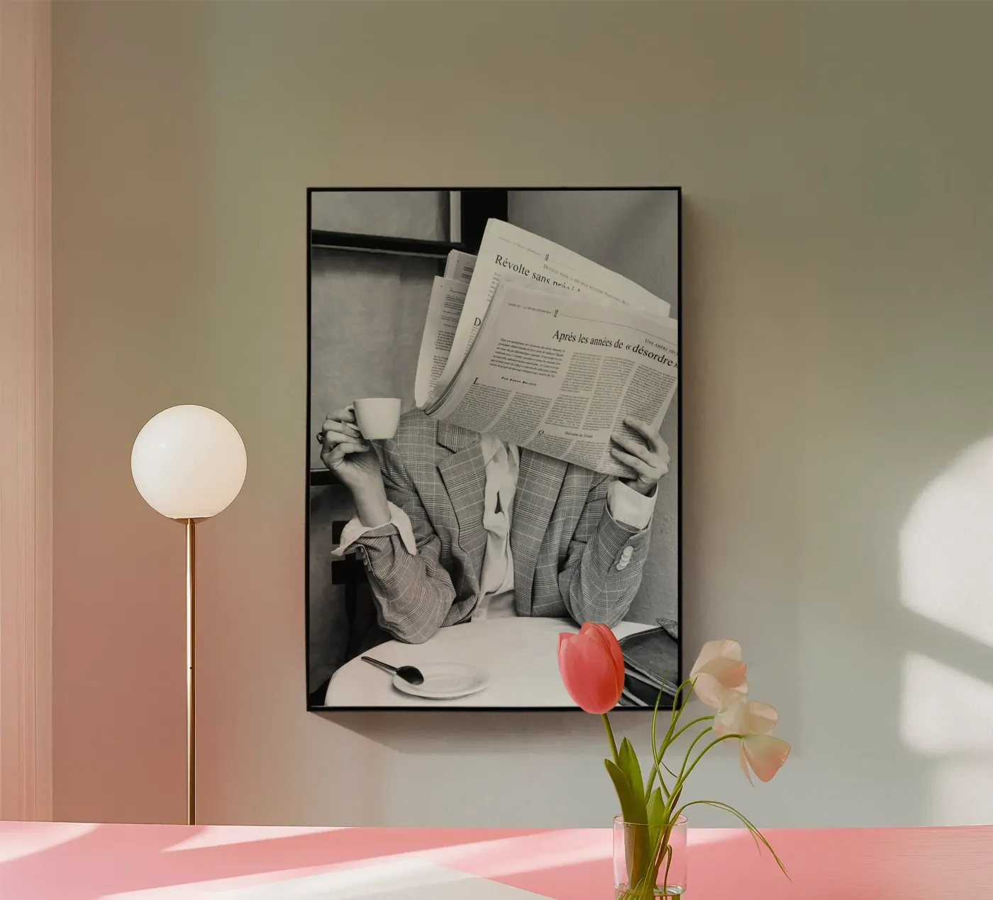 Espresso Time Acryl-Glas von vintgeseyn