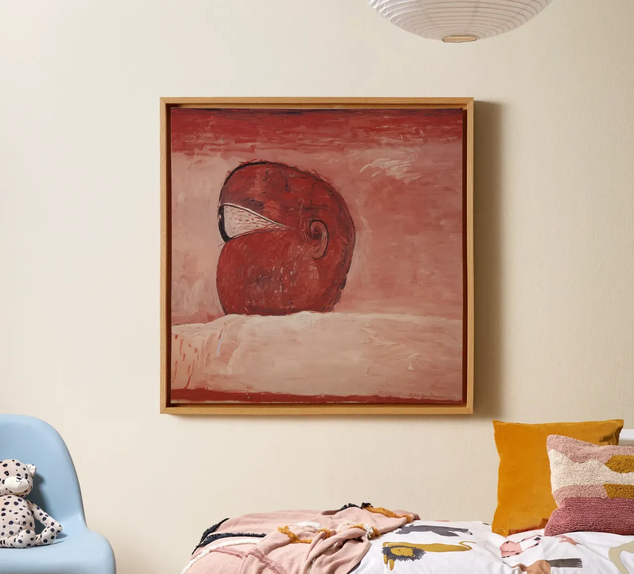 Testa di Guston, 1975 tela con Cornice a cassetta da Gundaiveshop