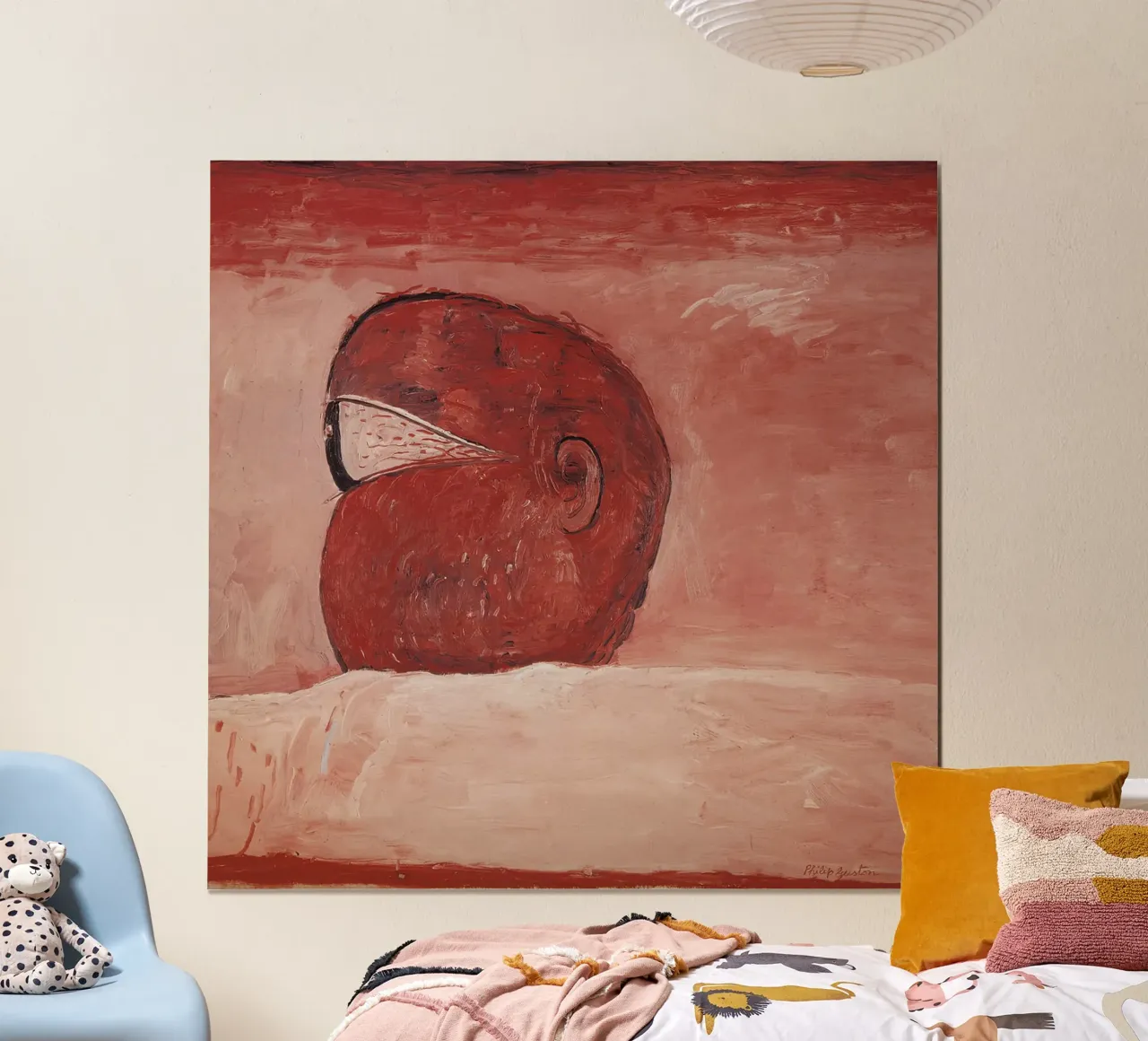 Testa di Guston, 1975 poster da Gundaiveshop