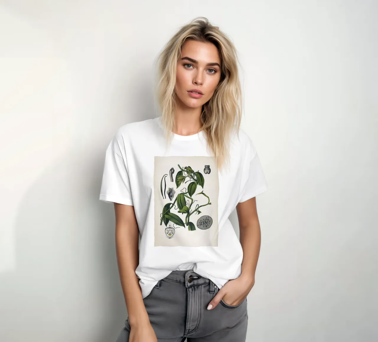 Vintage Bollmann 5 Vanille t-shirt da Vintage Print Collection