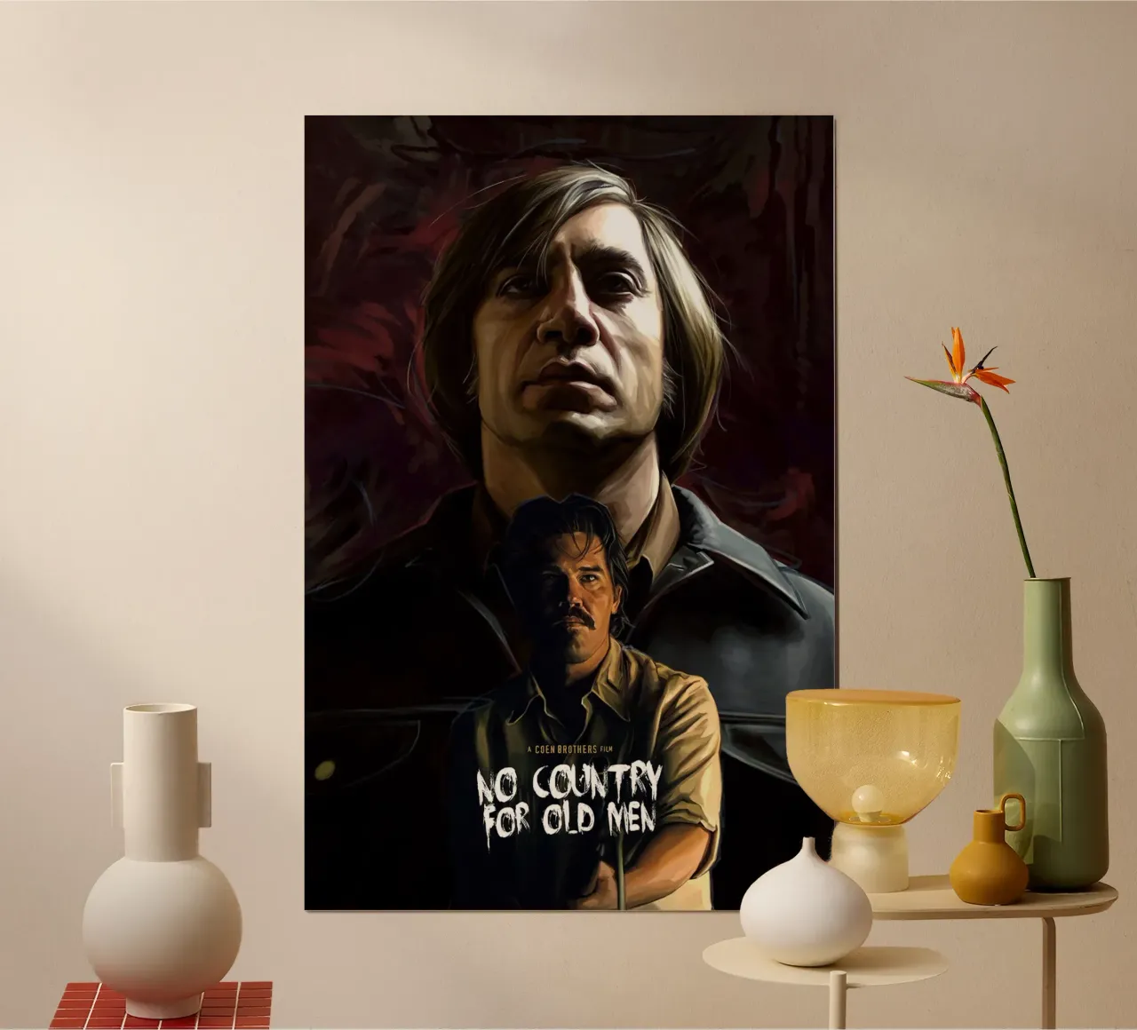 Non è un paese per vecchi poster da Oscar Frazier