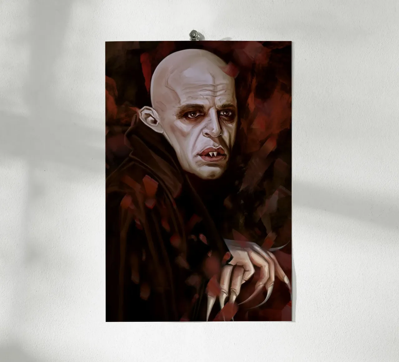 Nosferatu di Dmitry Belov poster con telaio in alluminio da Oscar Frazier
