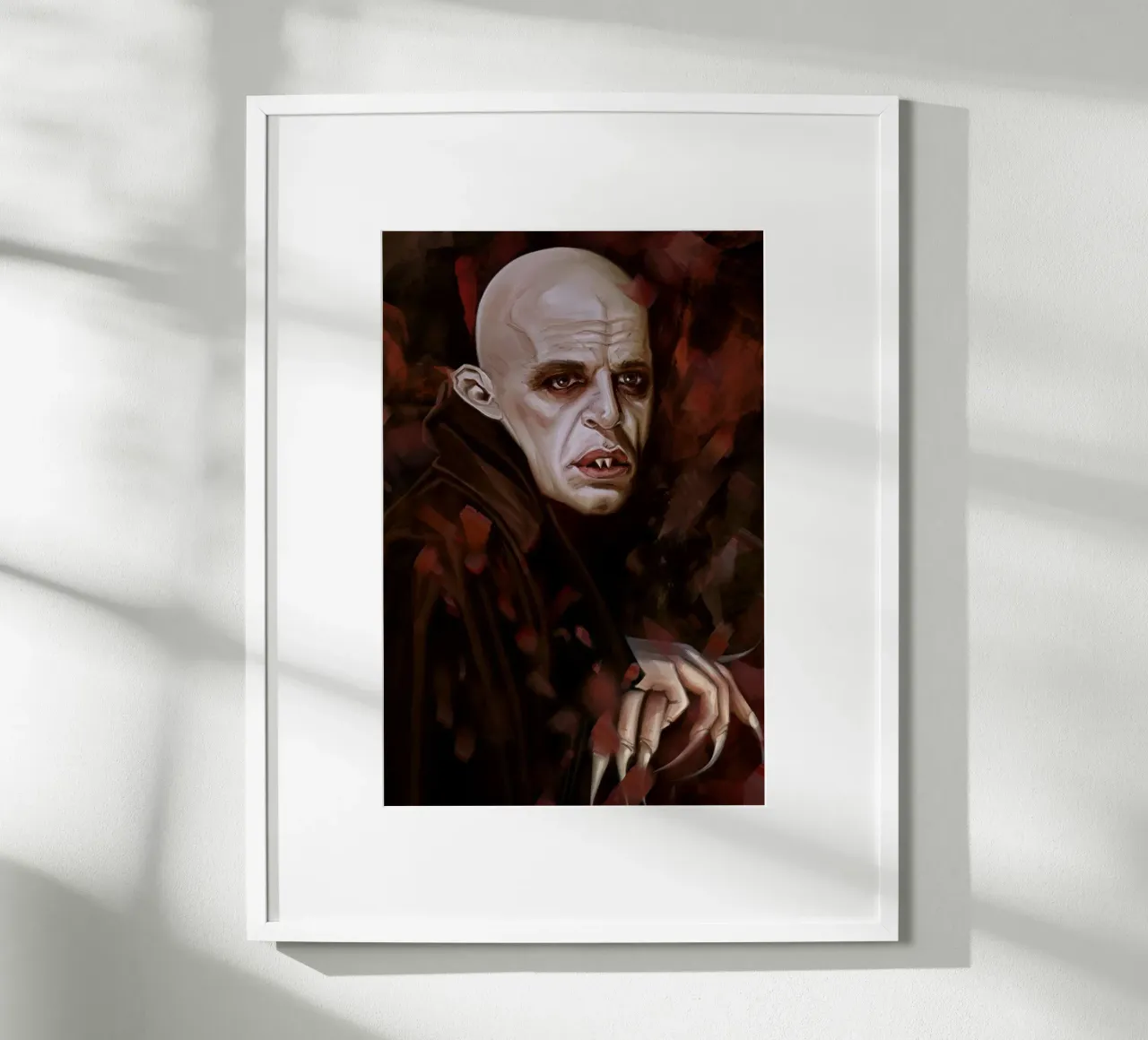 Nosferatu di Dmitry Belov poster con telaio in alluminio da Oscar Frazier