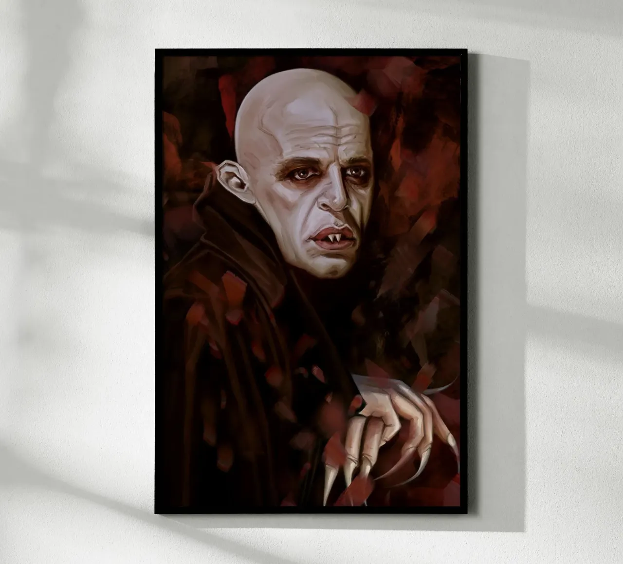 Nosferatu di Dmitry Belov poster con telaio in alluminio da Oscar Frazier