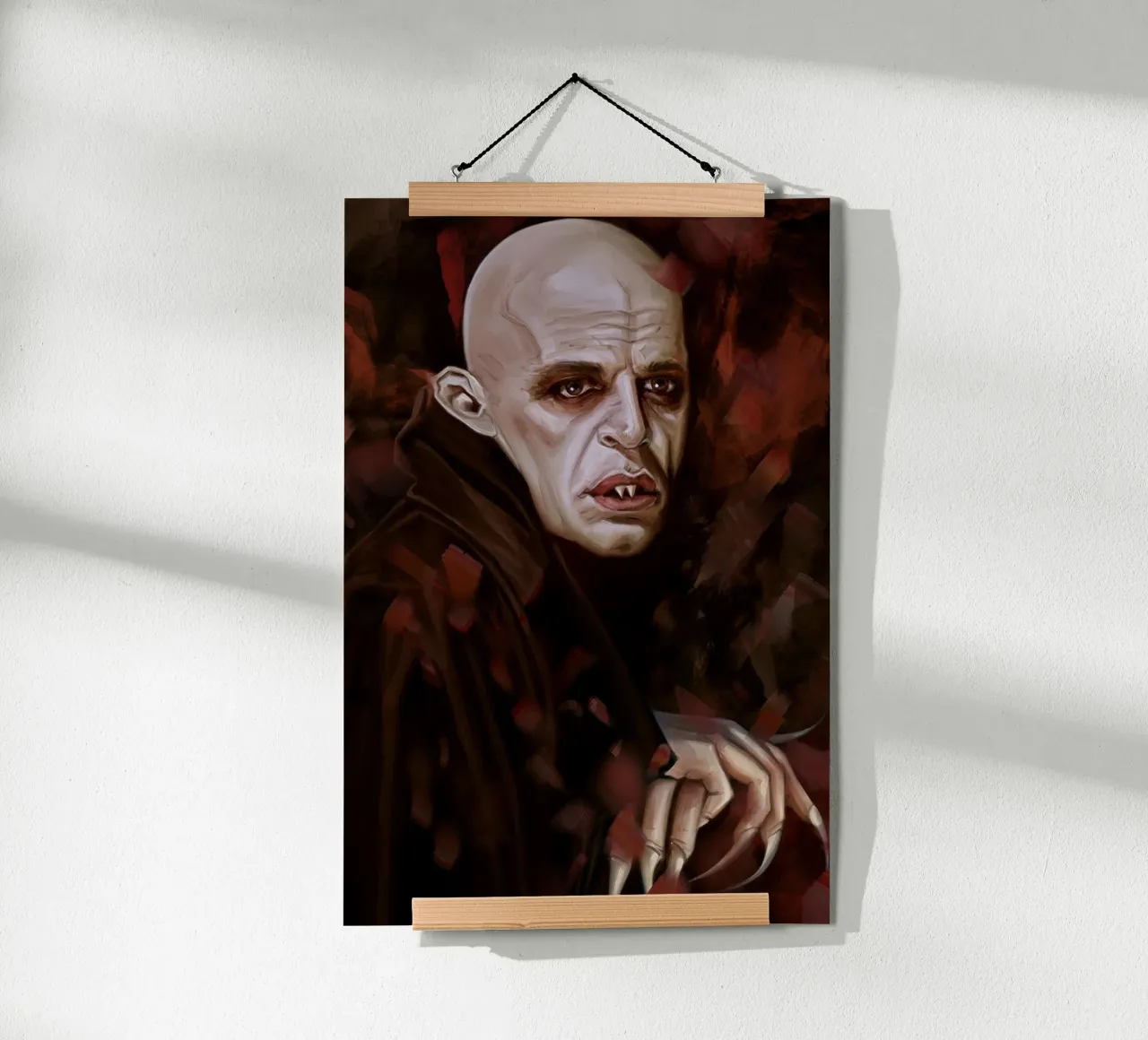 Nosferatu di Dmitry Belov poster con telaio in alluminio da Oscar Frazier