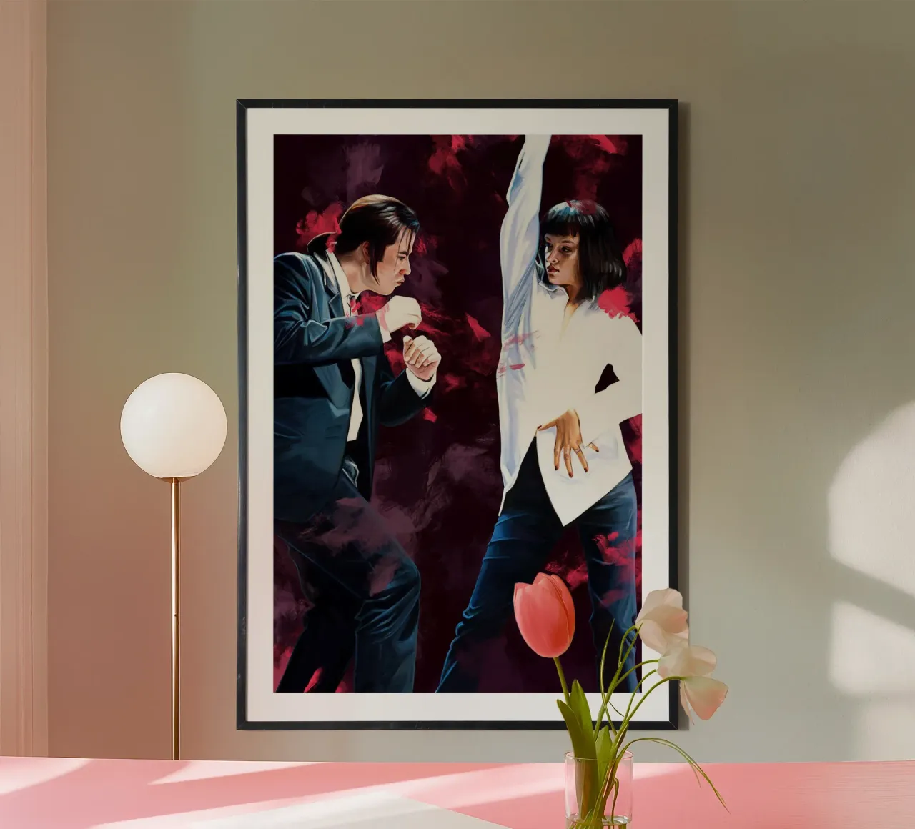 Pulp Fiction - Mia e Vincent poster da Oscar Frazier