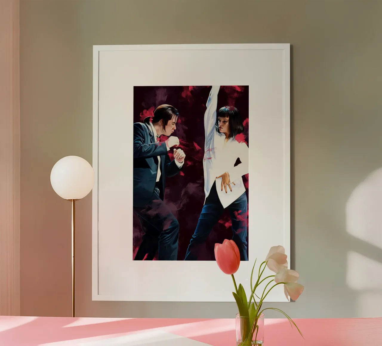 Pulp Fiction - Mia e Vincent poster da Oscar Frazier