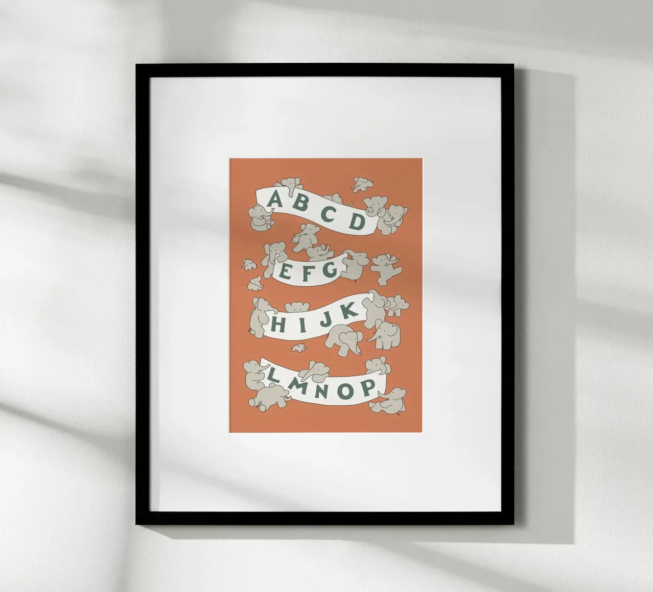 Alfabeto Babar I poster da muench benjamin