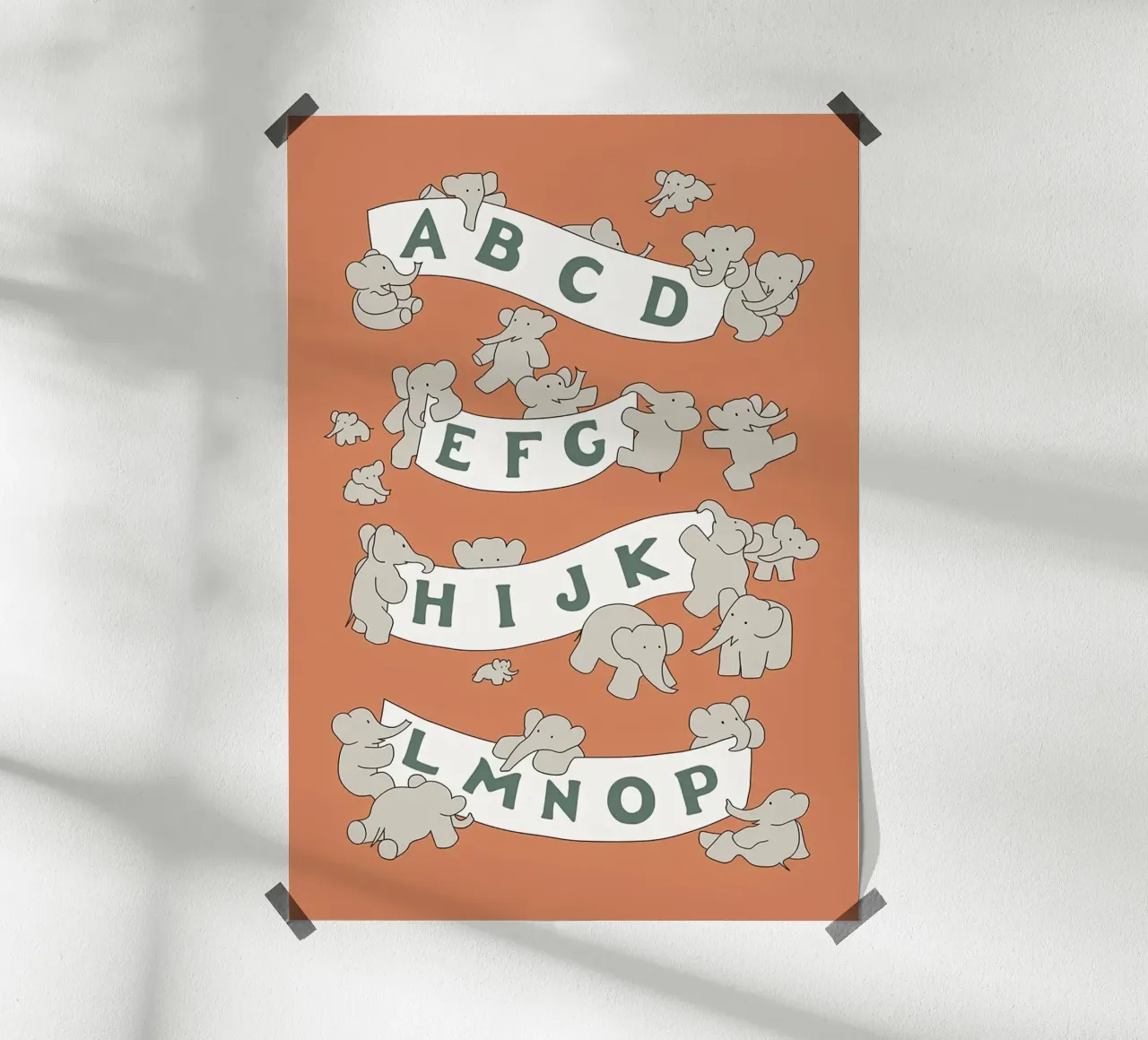 Alfabeto Babar I poster da muench benjamin