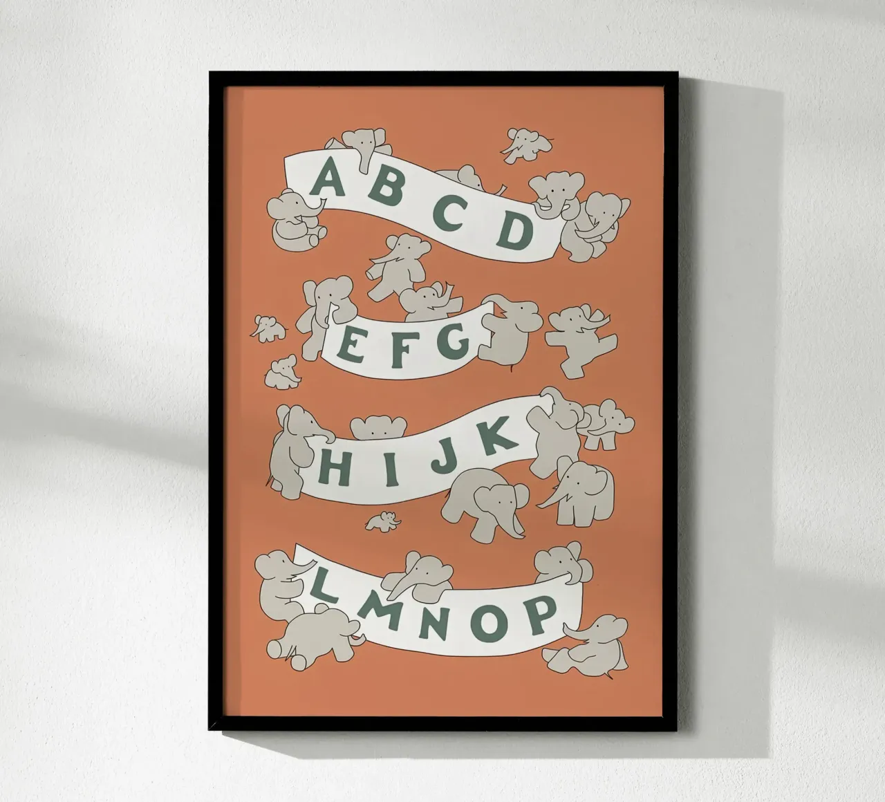 Alfabeto Babar I poster da muench benjamin