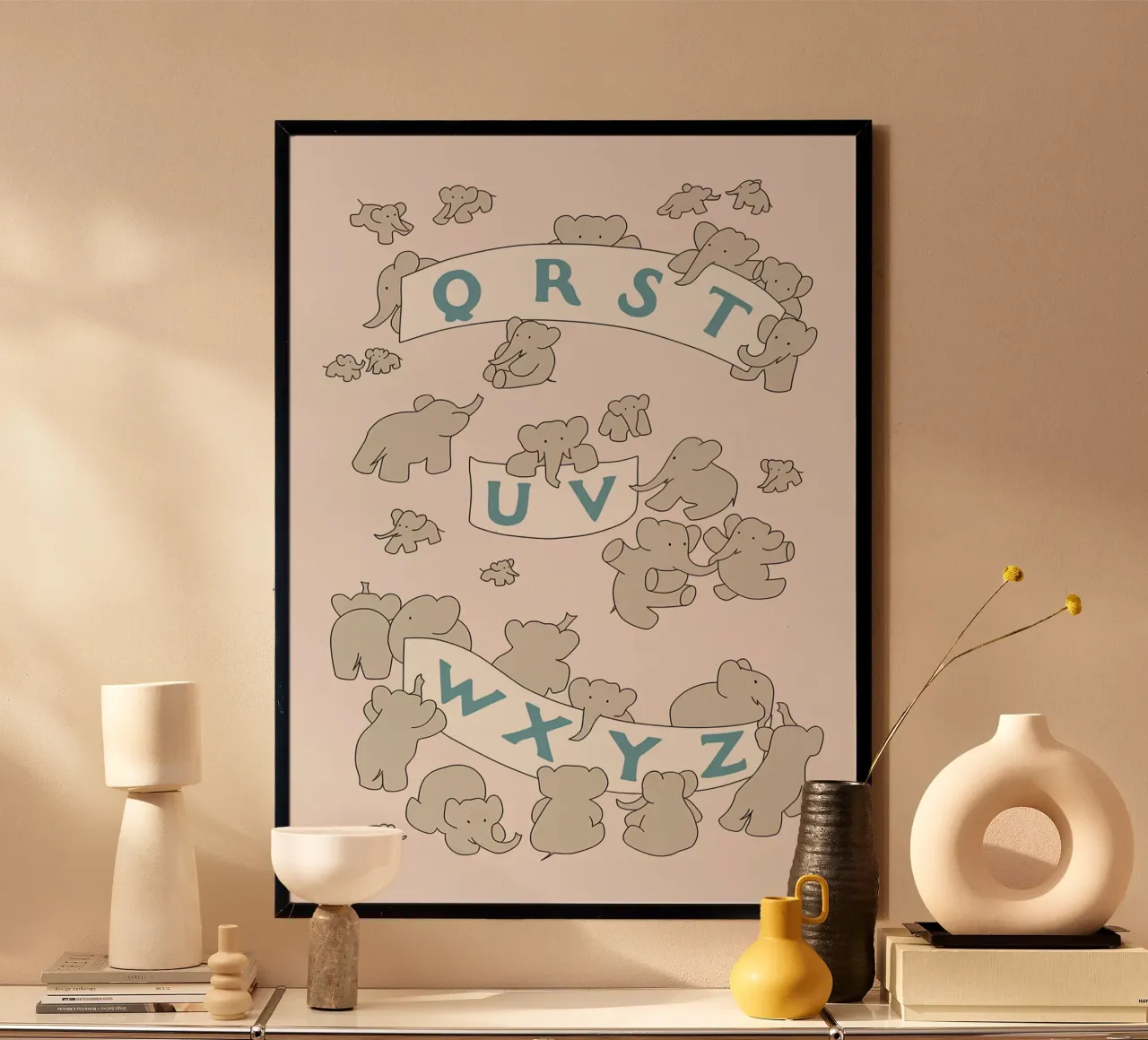 Alfabeto di Babar II poster da muench benjamin