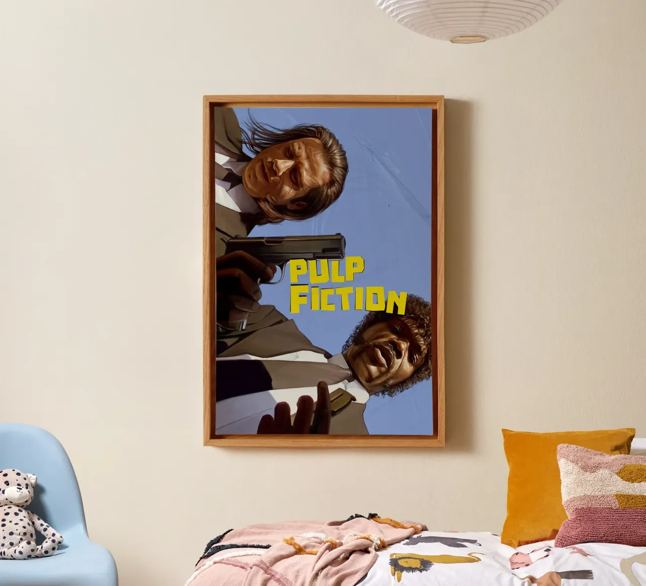 Pulp Fiction di Dmitry Belov tela con Cornice a cassetta da Oscar Frazier