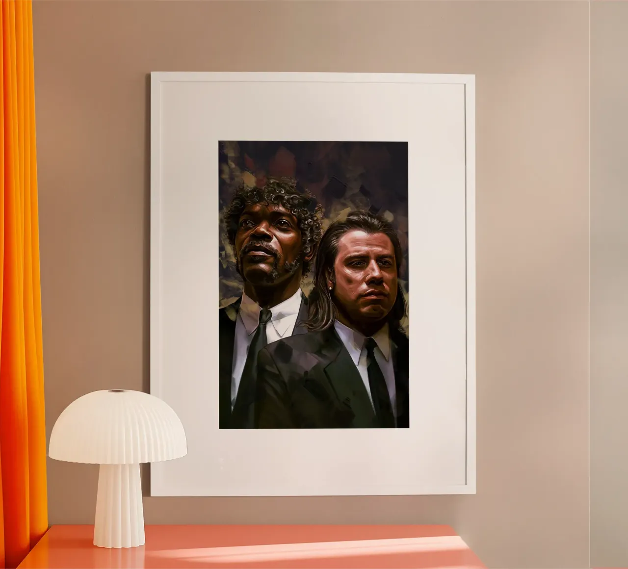 Poster di Pulp Fiction Vincent Vega e Jules Winnfield poster da Oscar Frazier