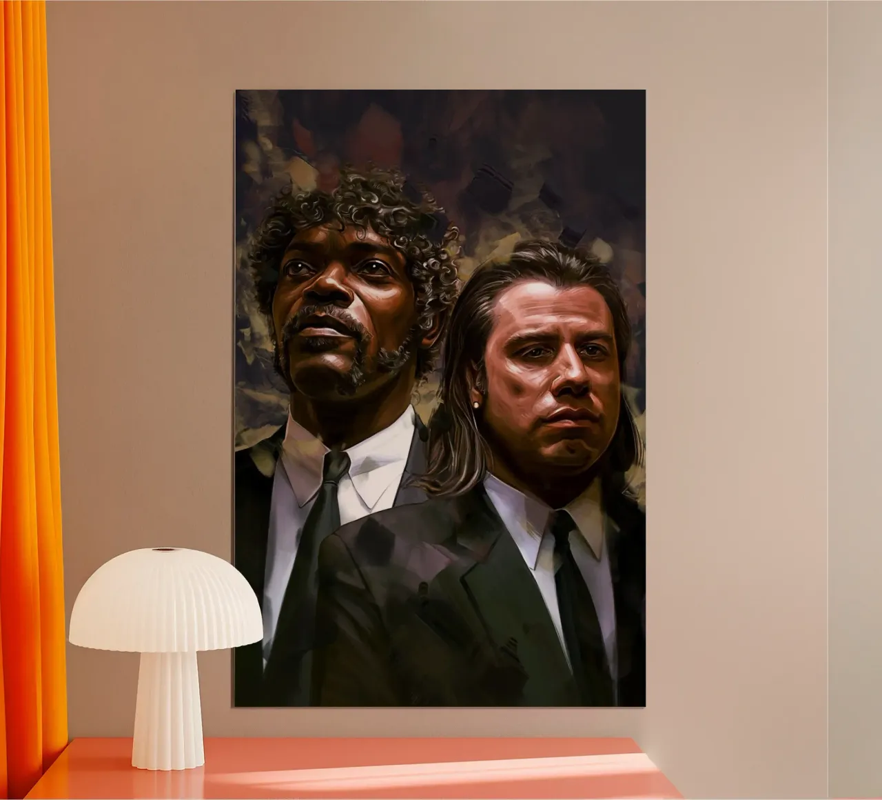 Poster di Pulp Fiction Vincent Vega e Jules Winnfield poster da Oscar Frazier