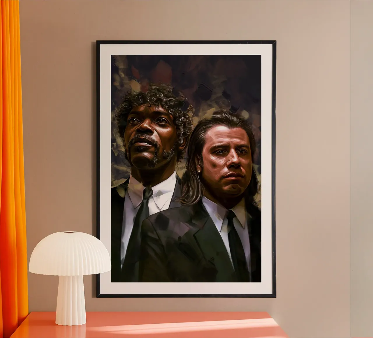 Poster di Pulp Fiction Vincent Vega e Jules Winnfield poster da Oscar Frazier