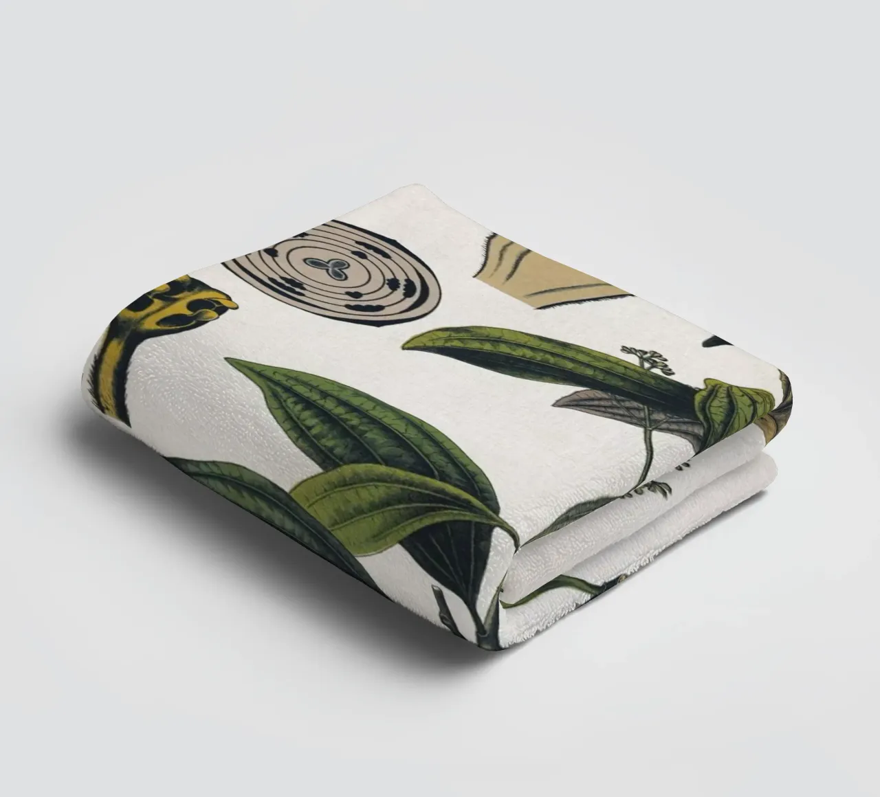 Vintage Bollmann 5 Zimtbaum asciugamano da bagno da Vintage Print Collection