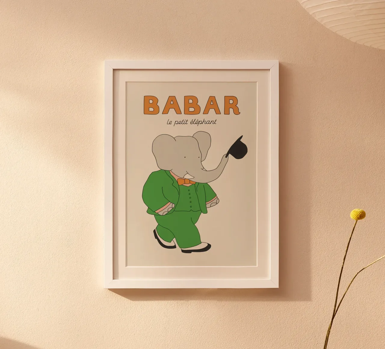 la storia di babar poster da Panait Ivascu