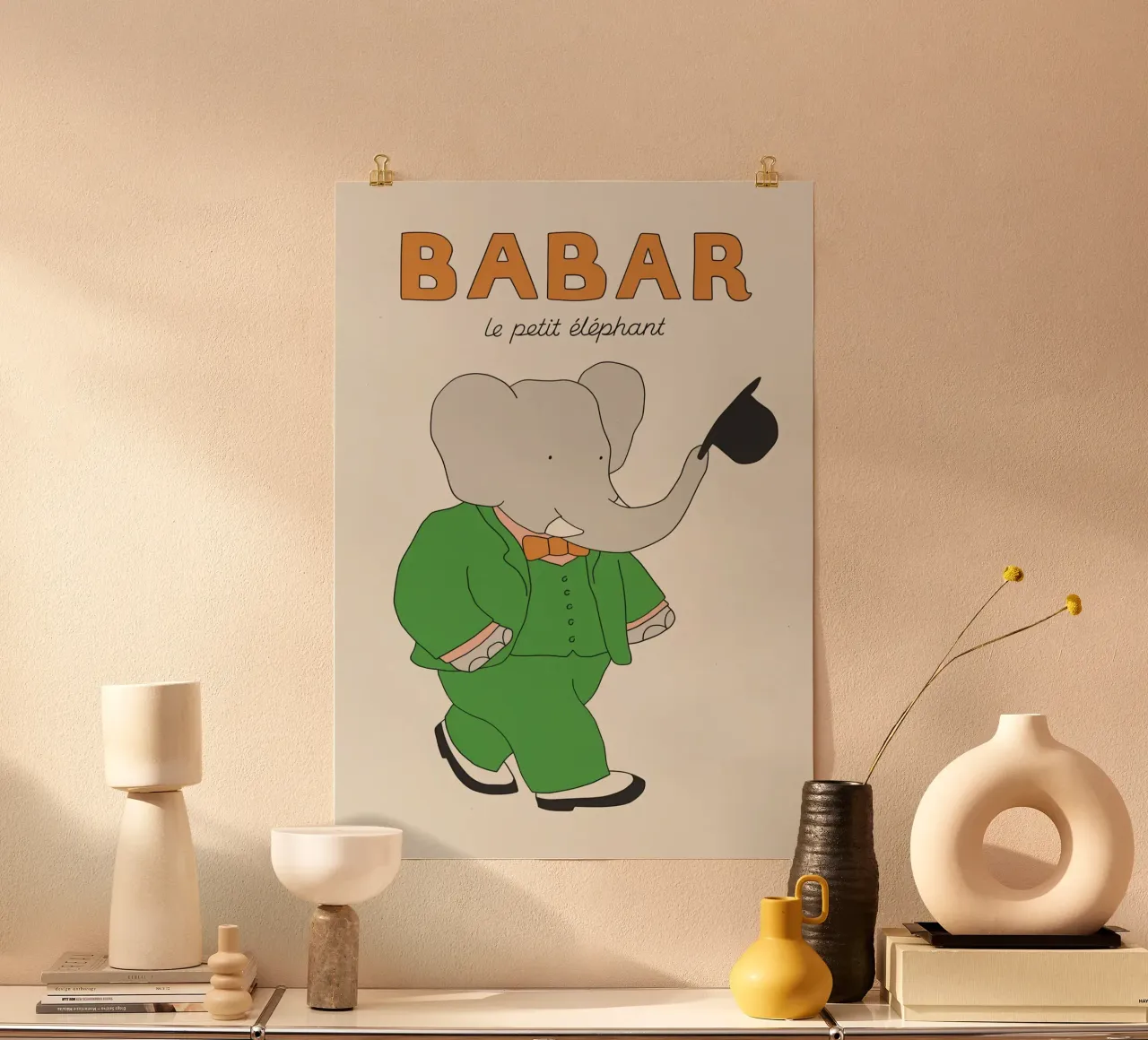la storia di babar poster da Panait Ivascu