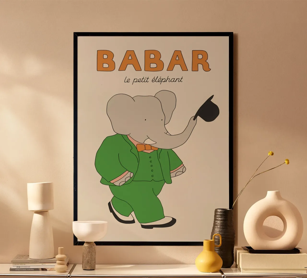 la storia di babar poster da Panait Ivascu