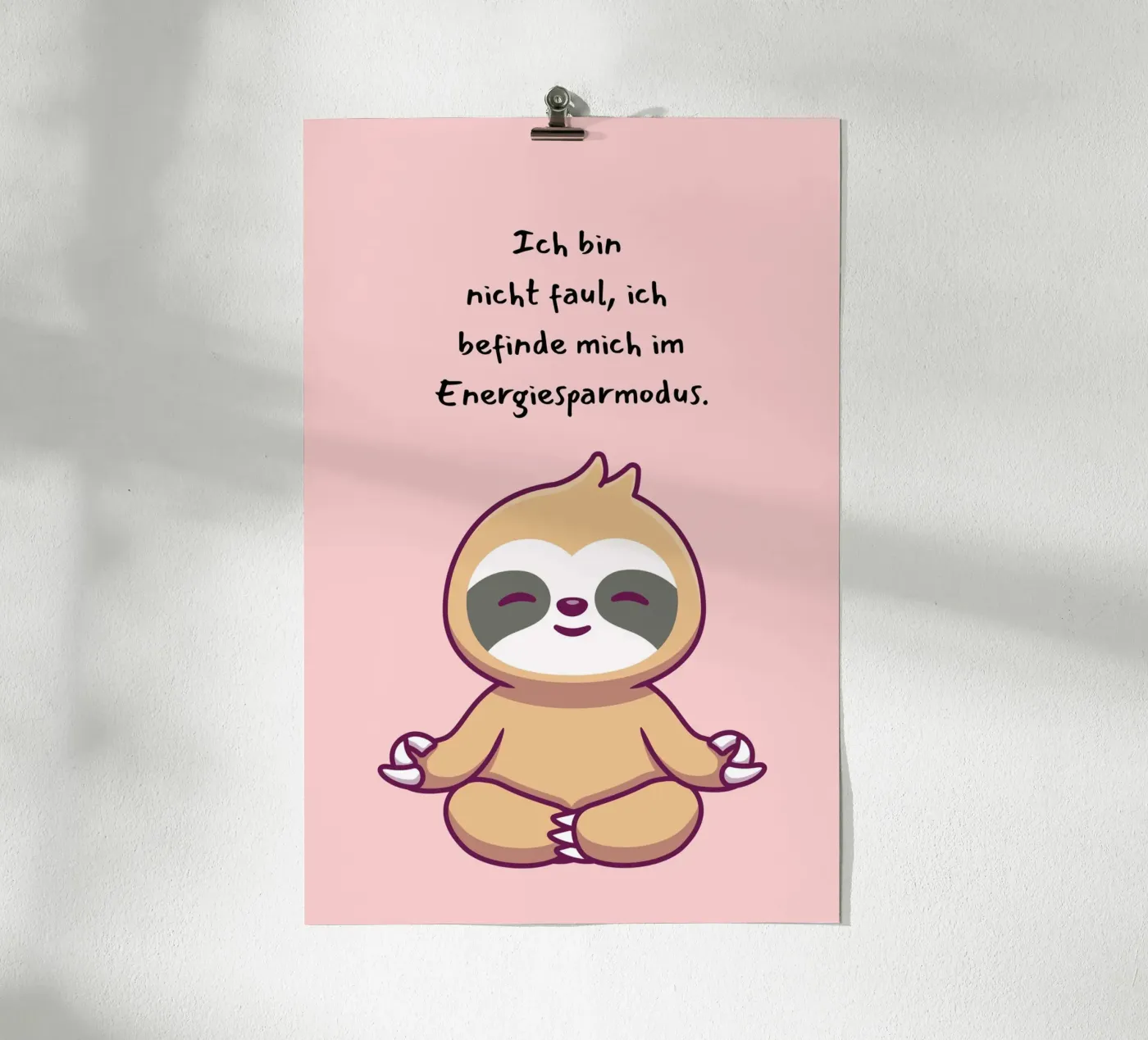 Fauli Poster von isabels_wunderwelt_digital_art