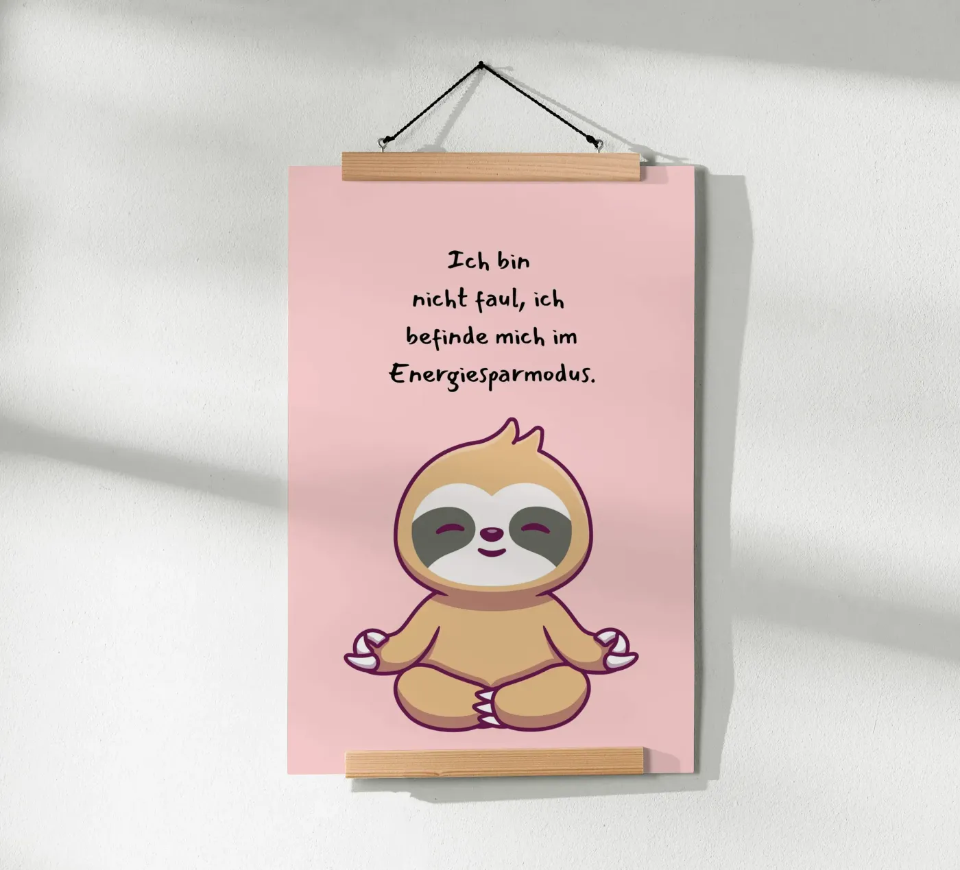 Fauli Poster von isabels_wunderwelt_digital_art