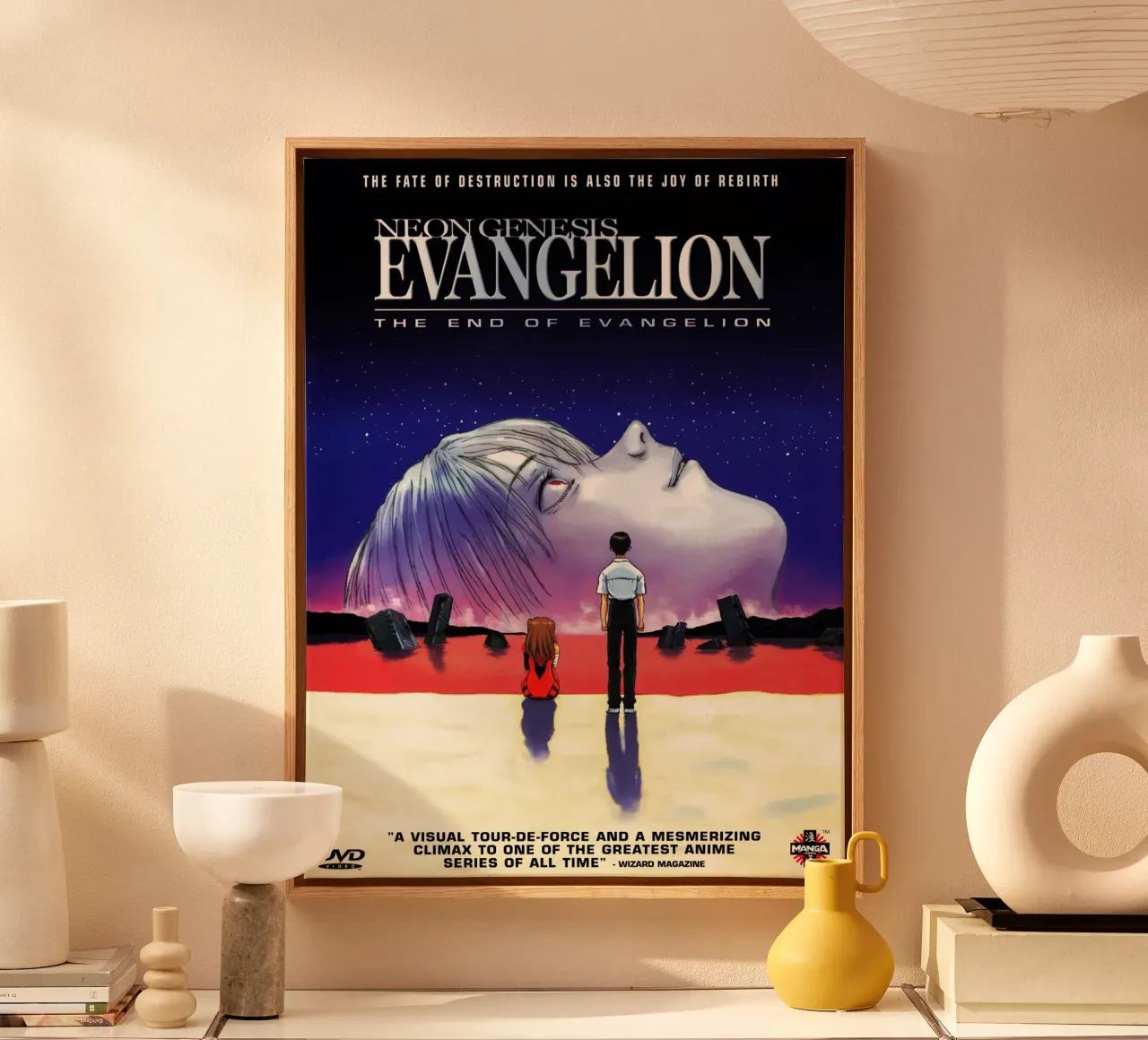 The Fate Of Destruction canvas with Floater frame by Steven Simps