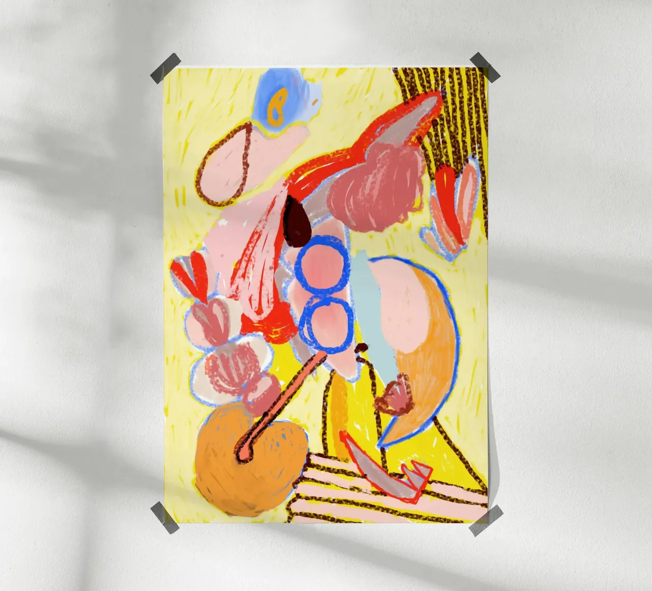 Yellow point poster da Silvaya