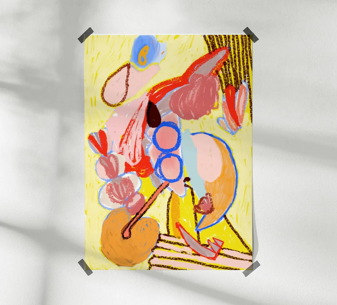 Yellow point poster da Silvaya