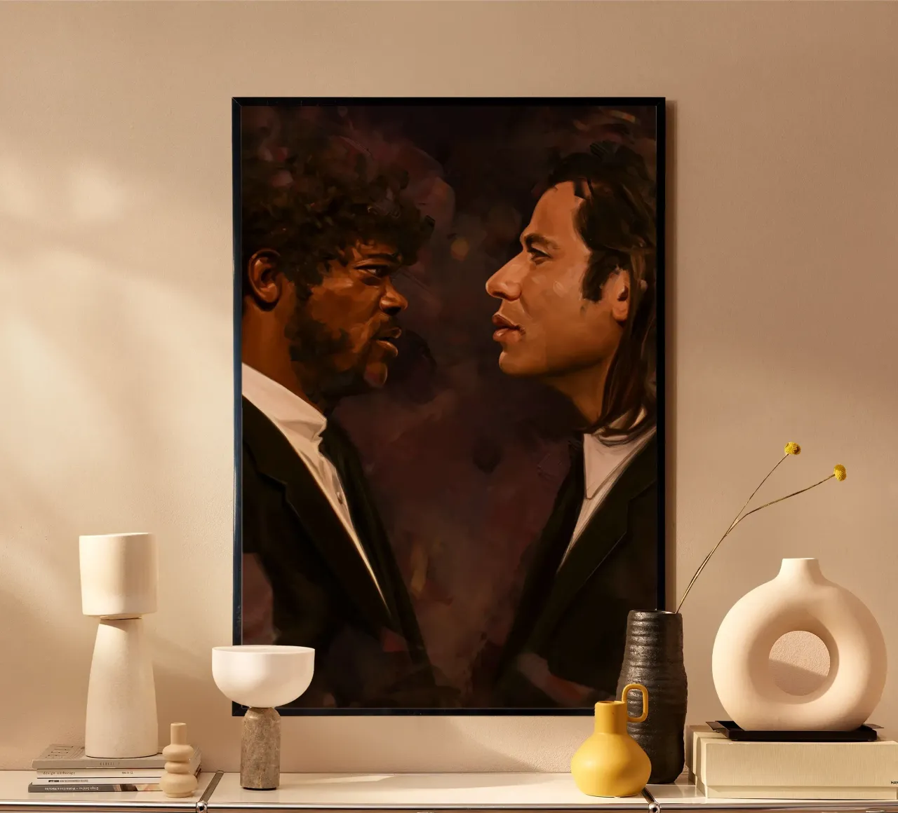 Pulp Fiction, Vincent Vega, Jules Winnfield ll poster da Oscar Frazier