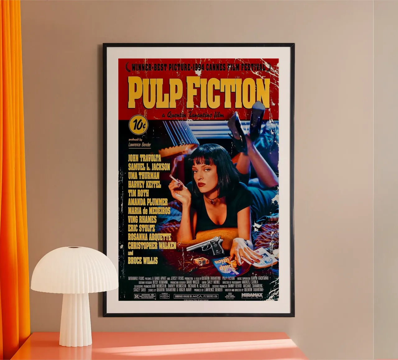 Pulp Fiction poster da Oscar Frazier