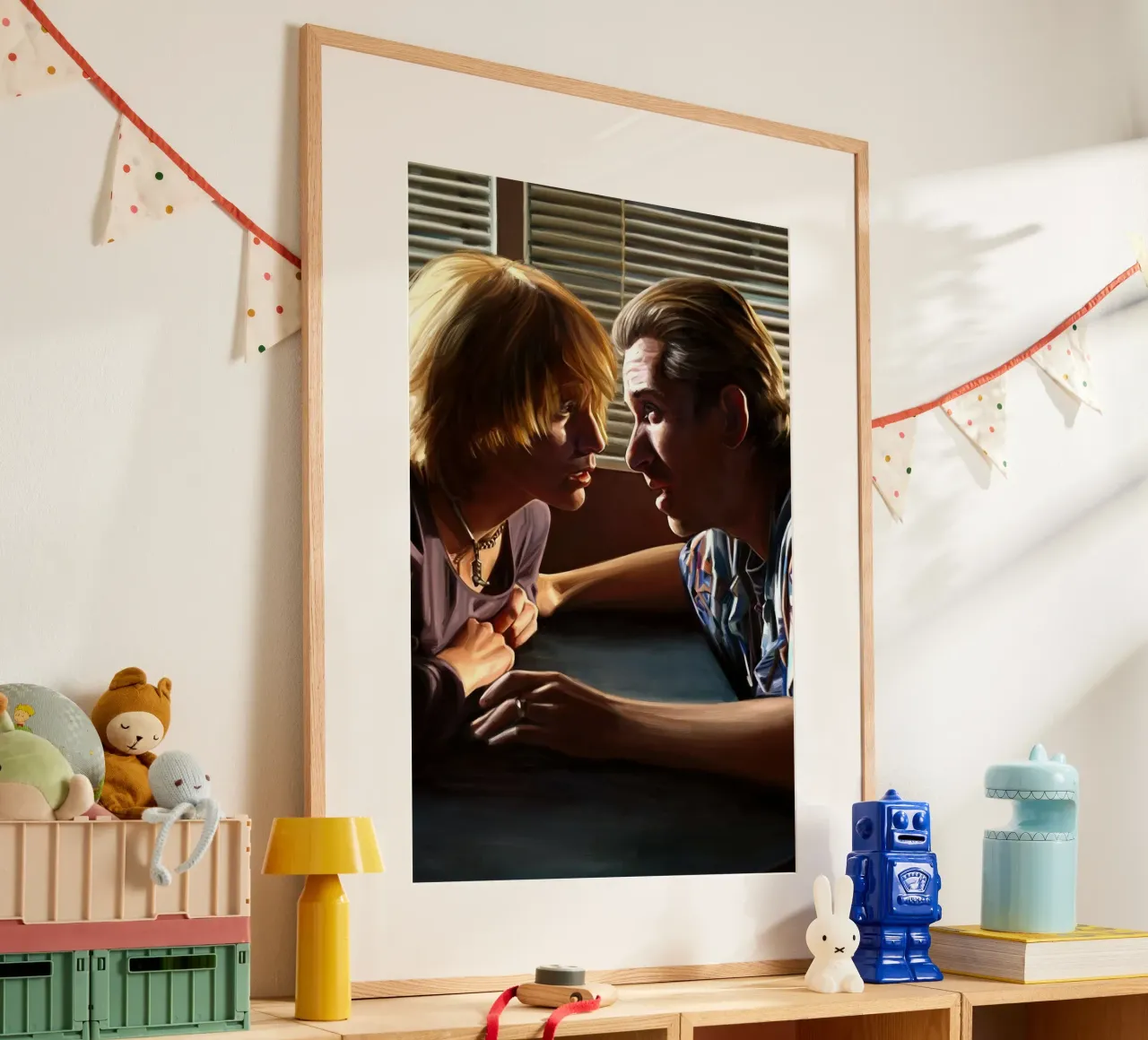 Coniglietto di zucca e miele, Pulp Fiction poster da Oscar Frazier