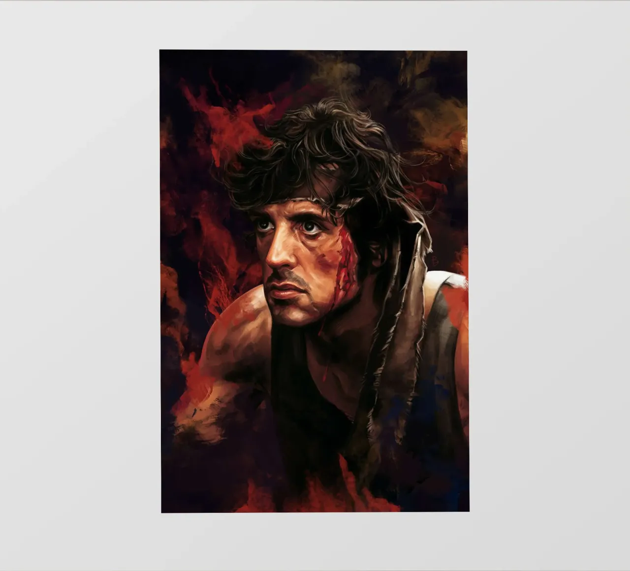 Rambo (Primo sangue) pellicola backlit da Oscar