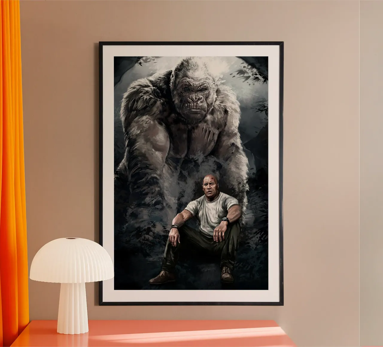 Furia di Dmitry Belov poster con telaio in plastica da Oscar Frazier