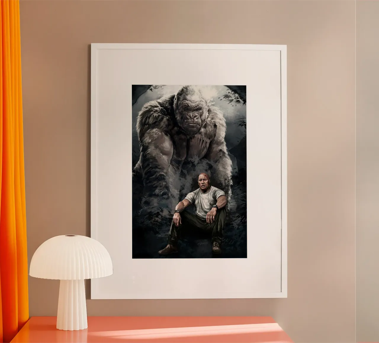 Furia di Dmitry Belov poster con telaio in plastica da Oscar Frazier