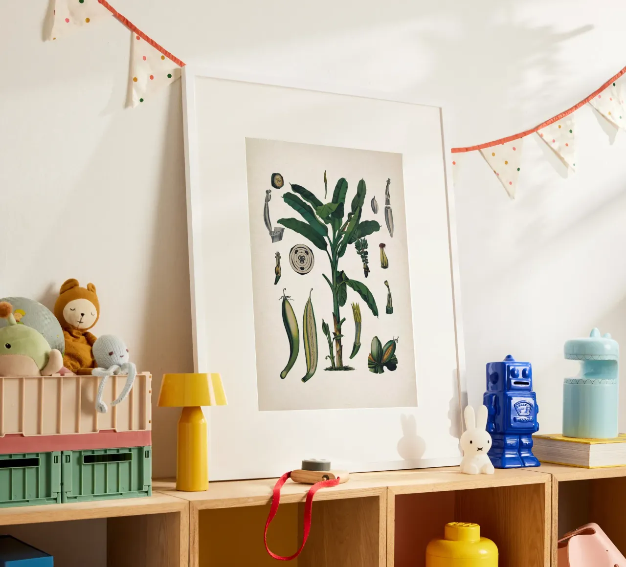 Vintage Bollmann 6 Gemeine Banane poster con telaio in alluminio da Vintage Print Collection