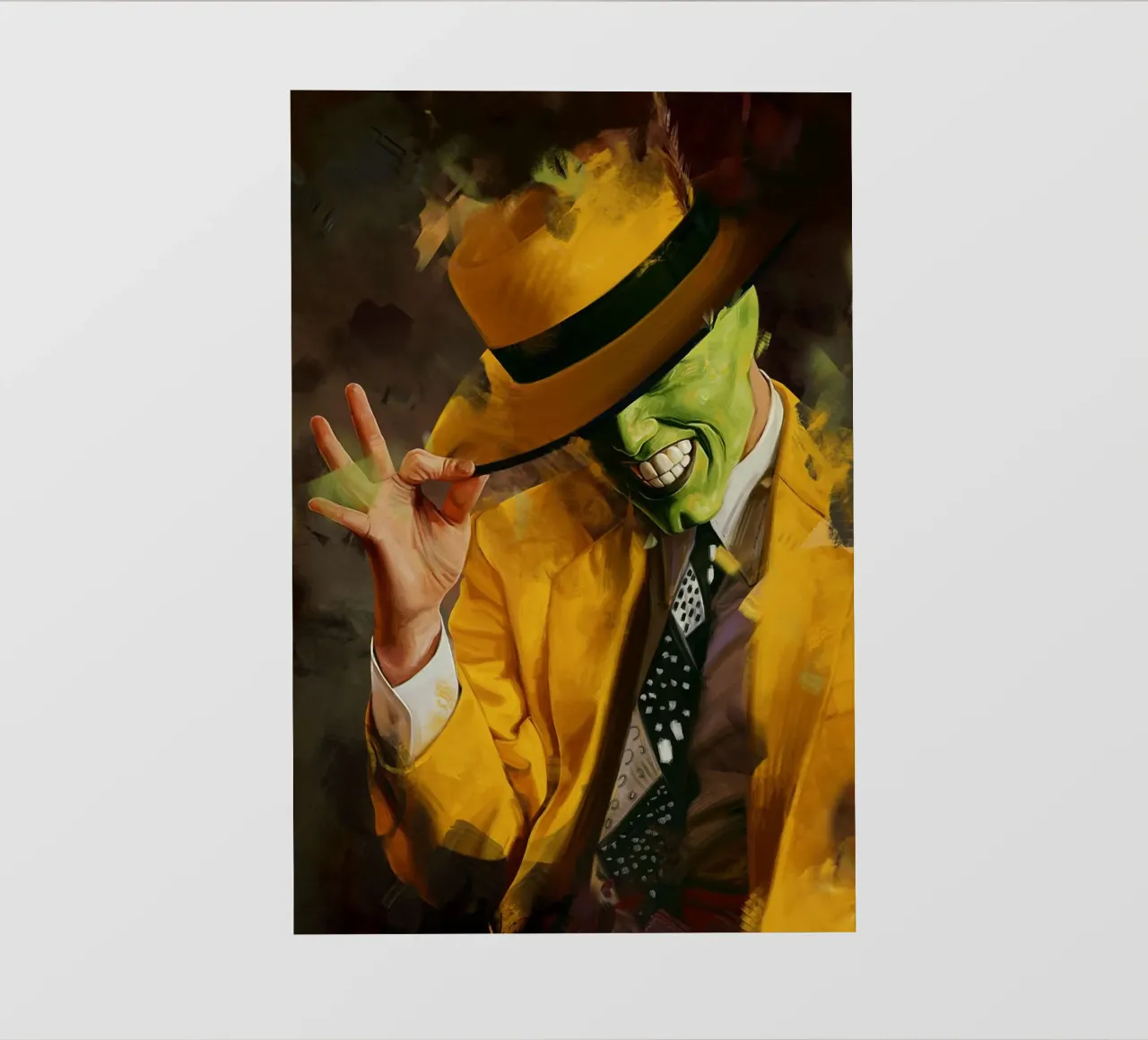 La maschera di Dmitry Belov pellicola backlit da Oscar