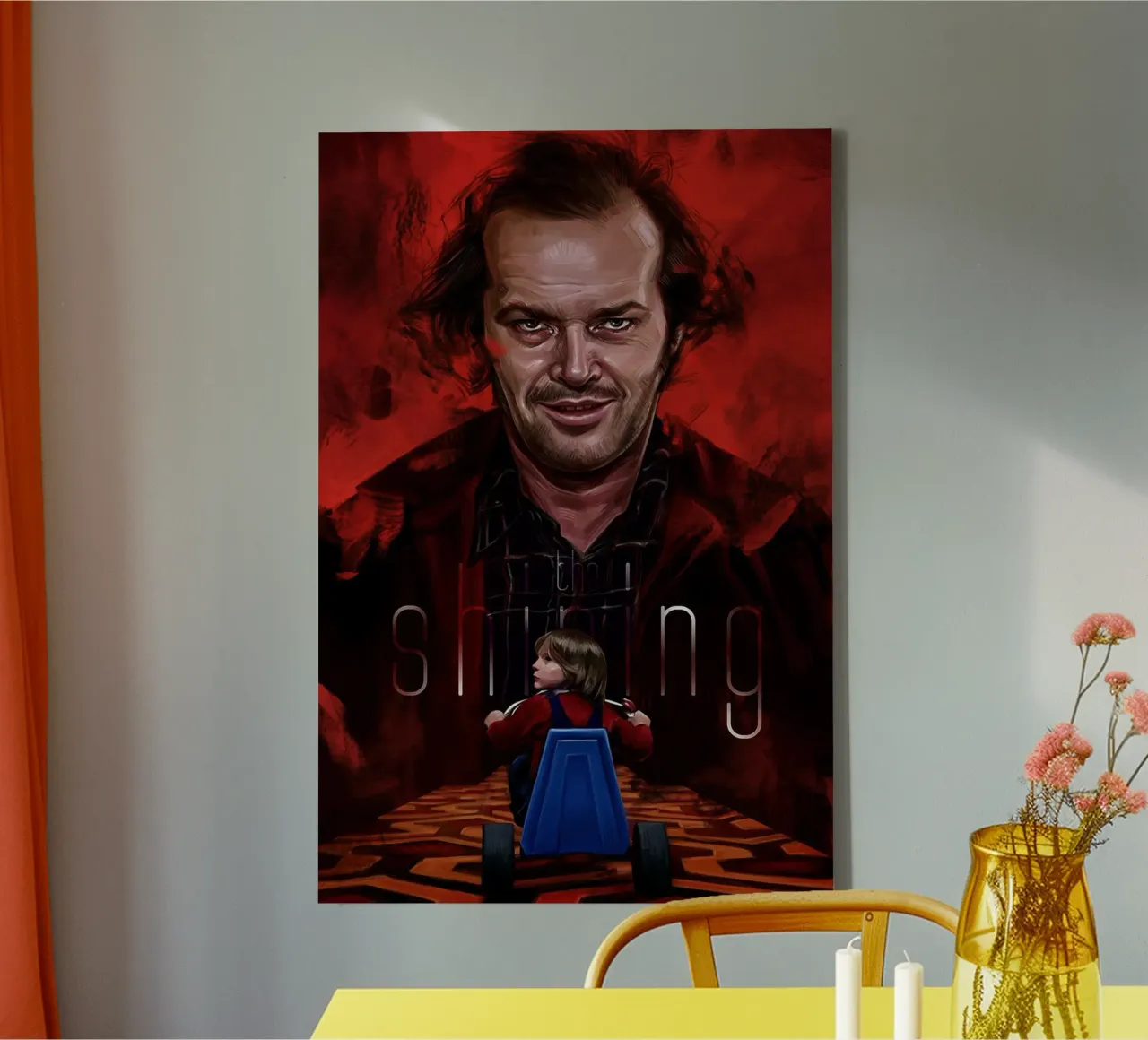 The Shining by Dmitry Belov canvas with Floater frame by Oscar Frazier
