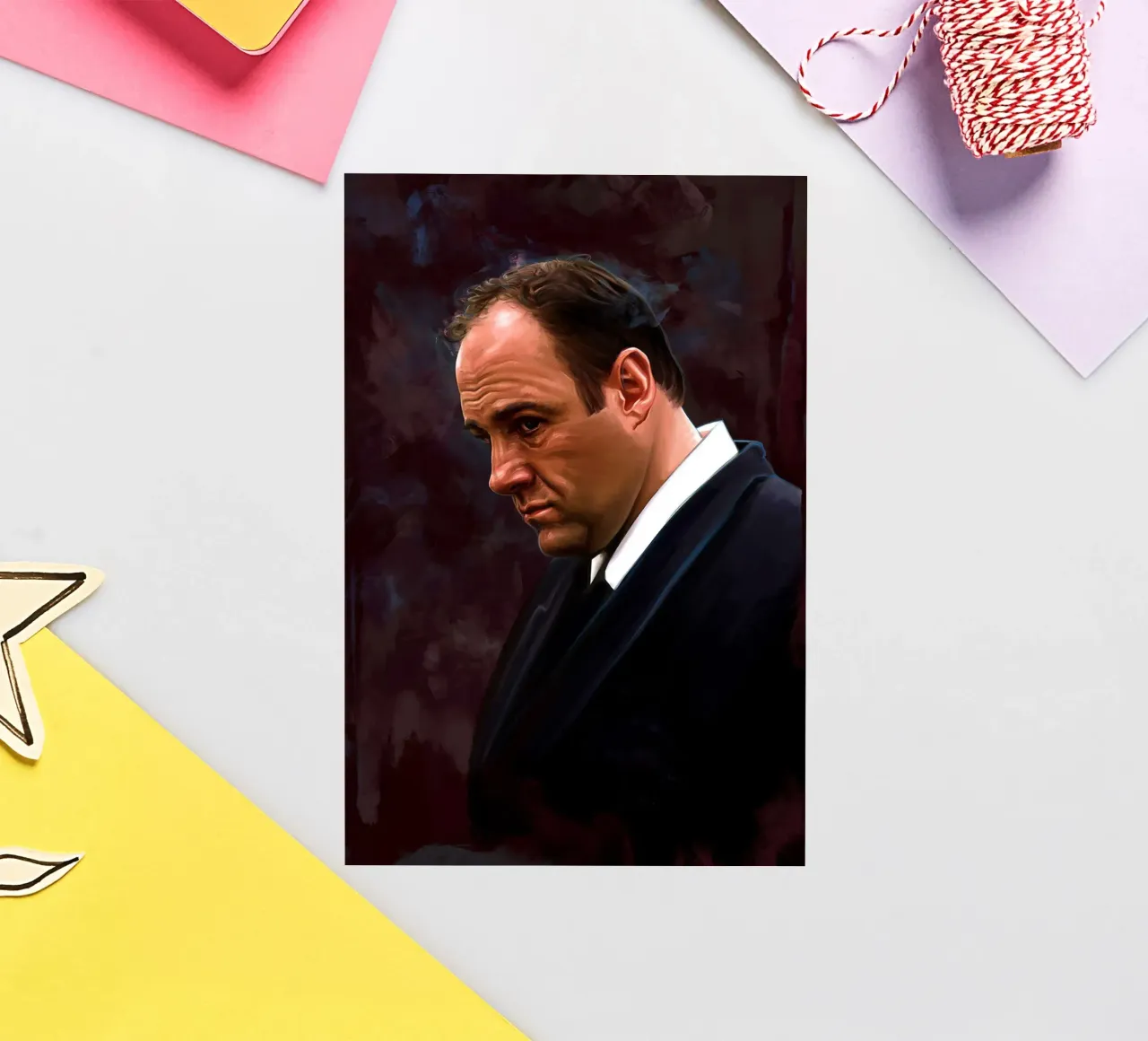 Tony Soprano di Dmitry Belov adesivo da Oscar