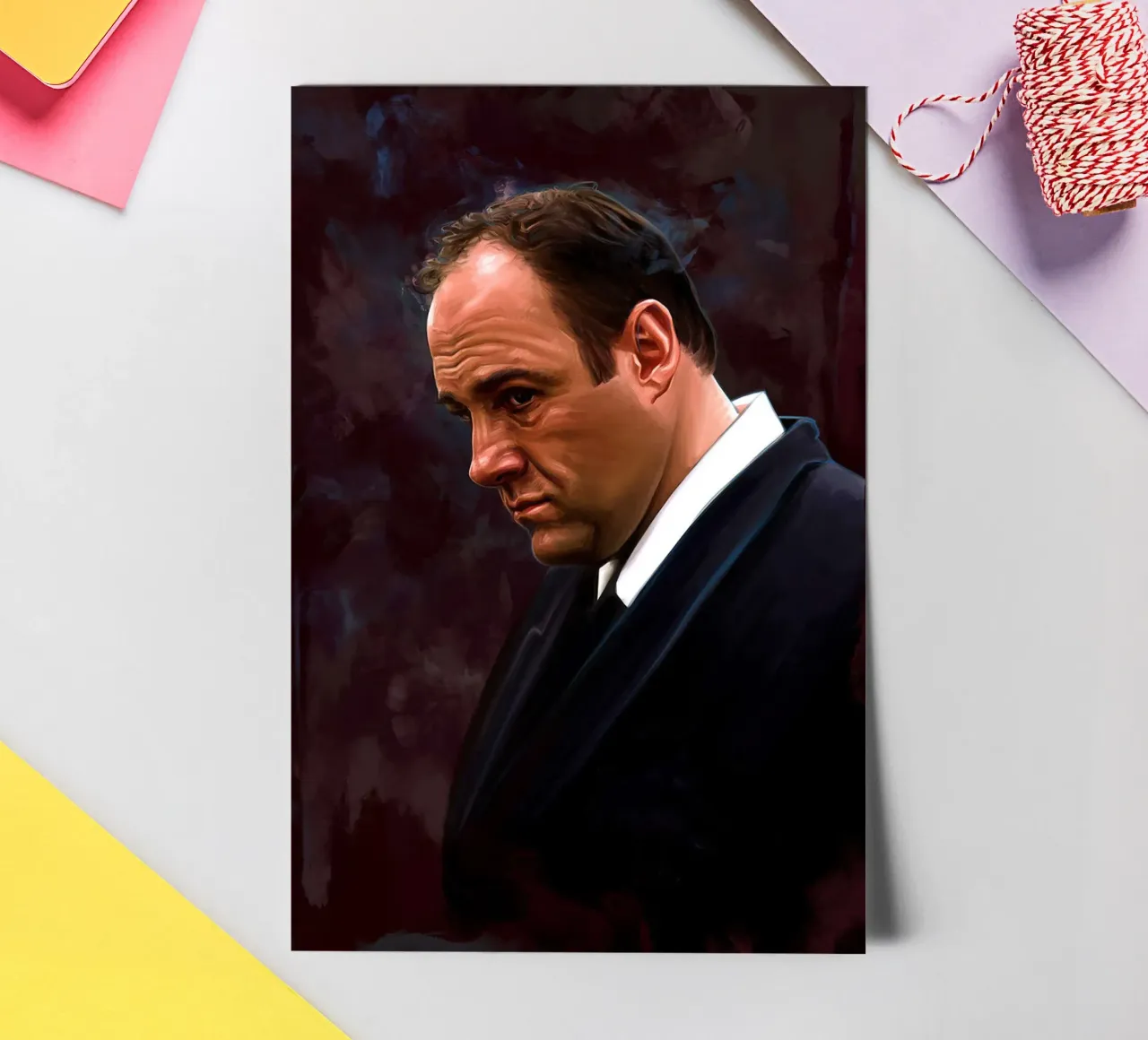 Tony Soprano di Dmitry Belov foglio adesivo da Oscar
