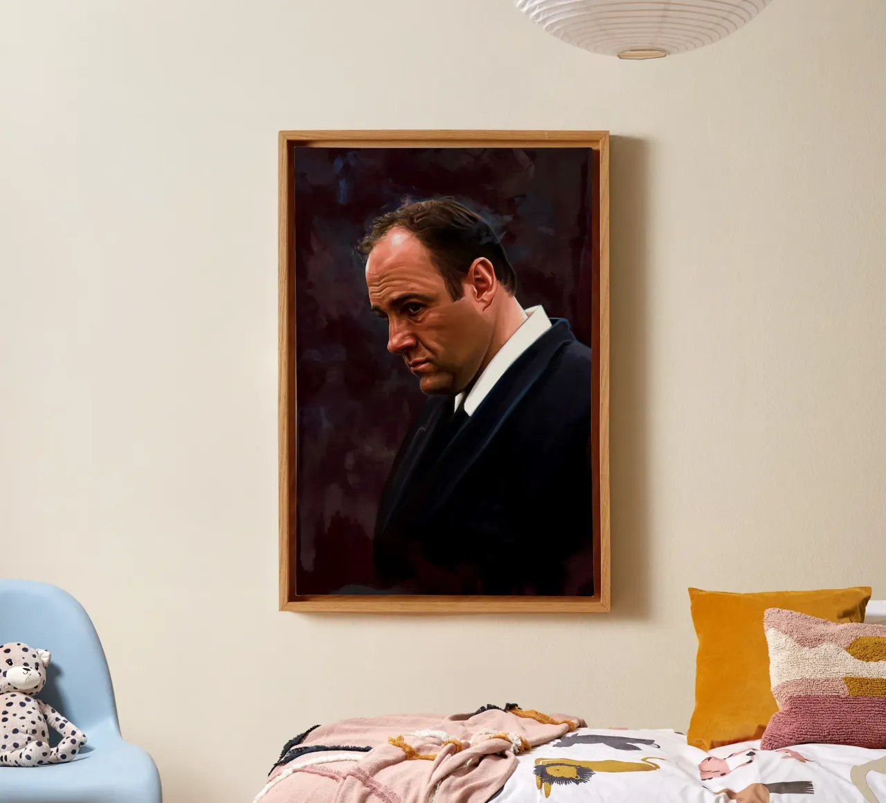 Tony Soprano di Dmitry Belov tela con Cornice a cassetta da Oscar Frazier