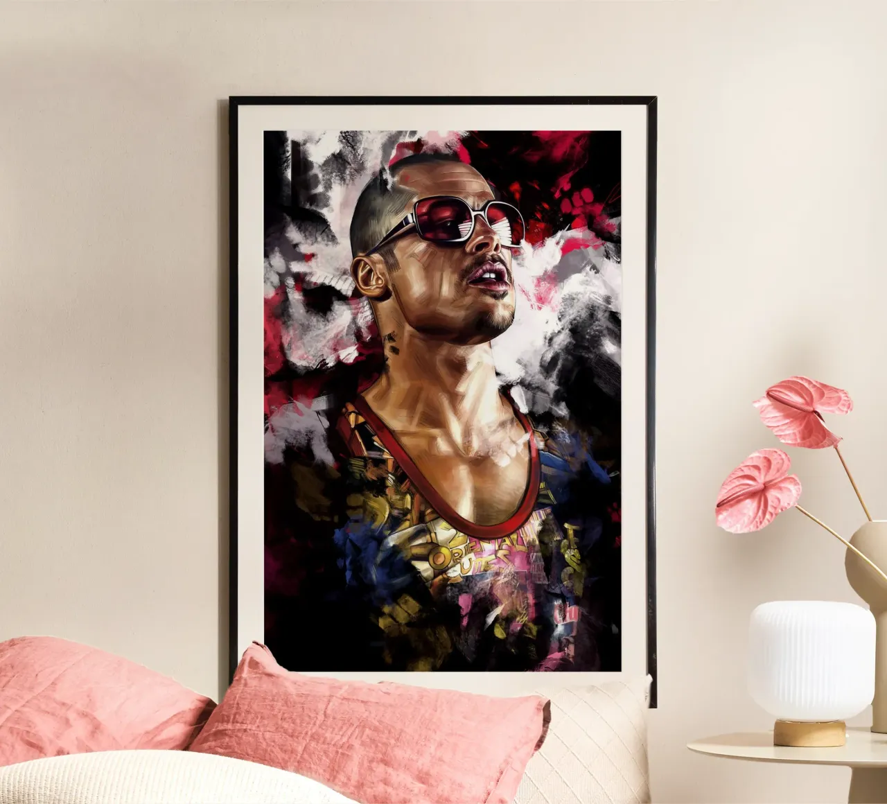 Tyler di Dmitry Belov poster con telaio in plastica da Oscar Frazier
