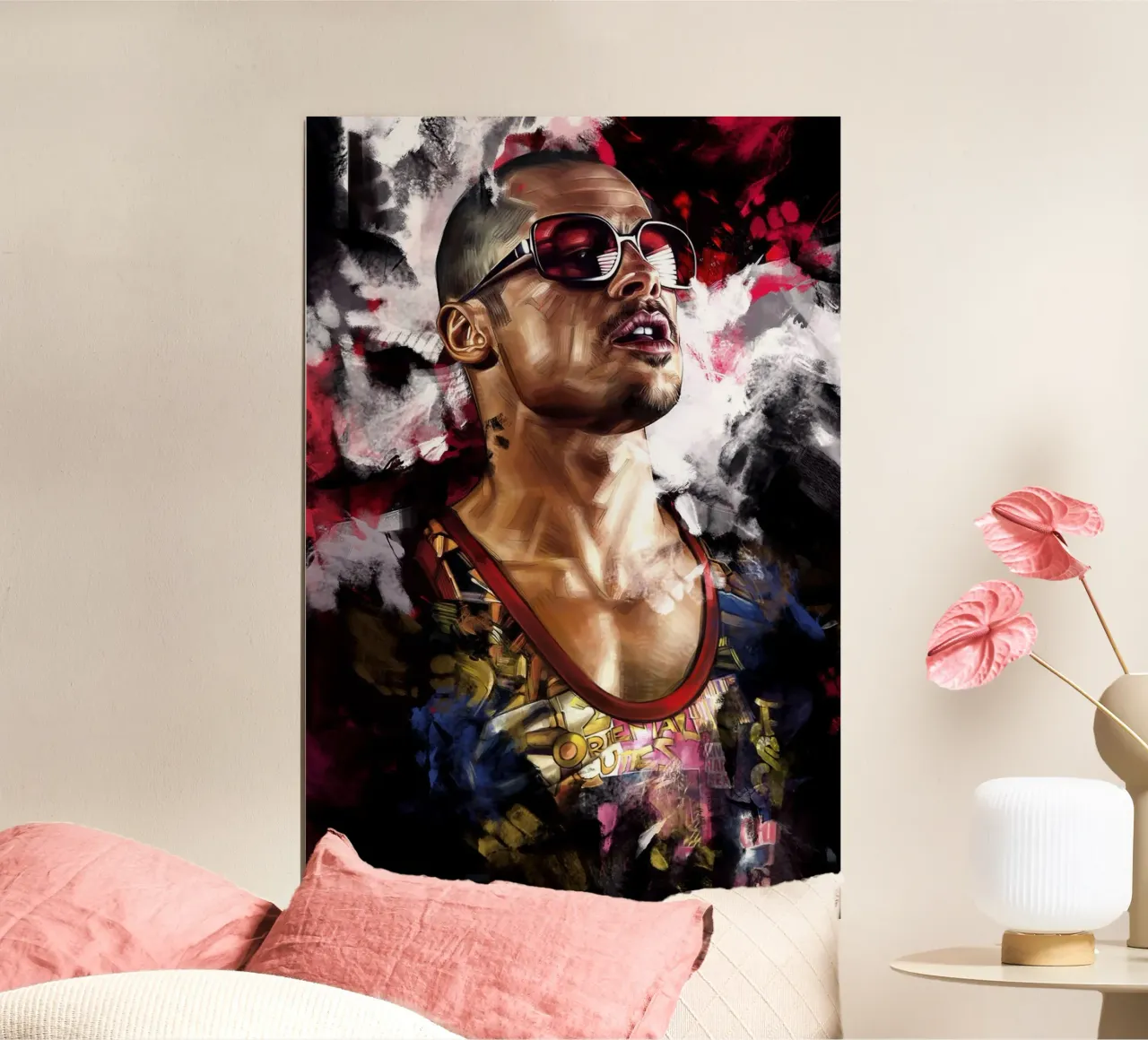Tyler di Dmitry Belov poster con telaio in plastica da Oscar Frazier