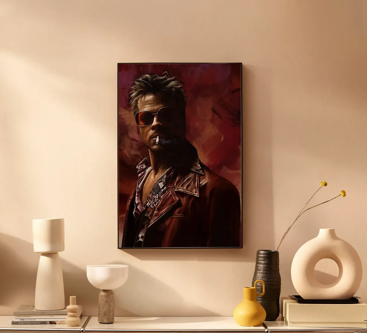 Tyler Durden di Dmitry Belov plexiglass da Oscar