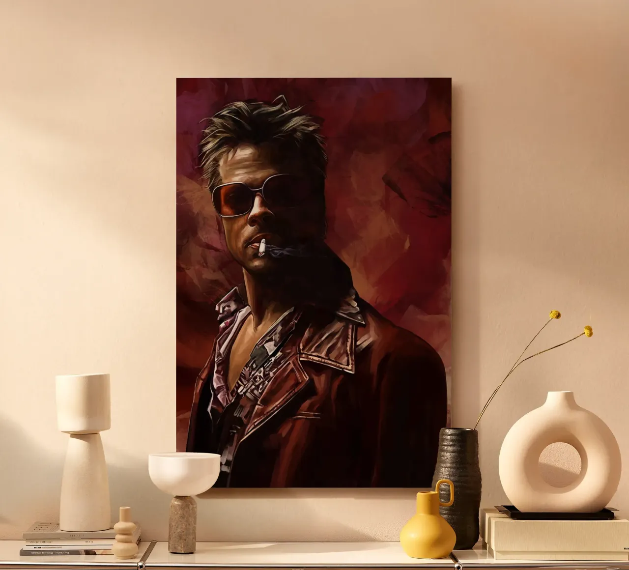 Tyler Durden di Dmitry Belov alluminio dibond da Oscar