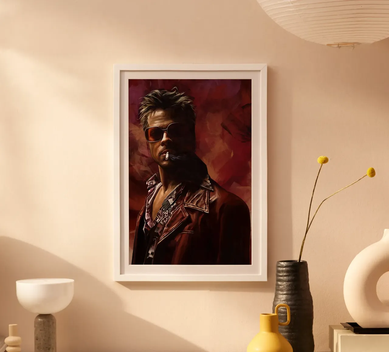 Tyler Durden di Dmitry Belov poster da Oscar Frazier